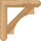 Ekena Millwork Westlake Craftsman Rough Sawn Bracket, Western Red Cedar, 4"W x 24"D x 24"H BKT04X24X24WTL04RWR - alternate 3